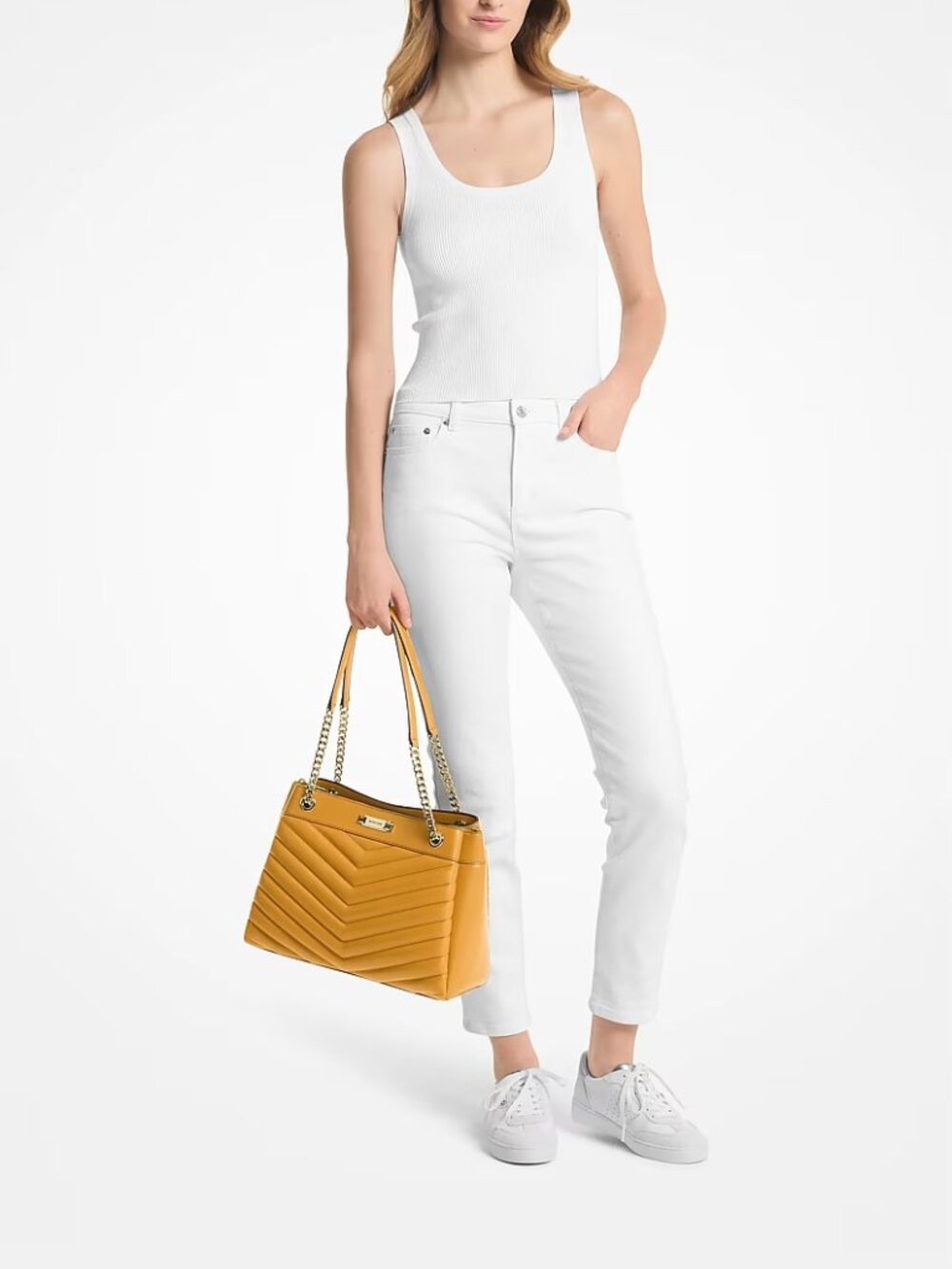 Michael Kors - Whitney Medium Quilted Tote Bag - Picture 11 of 11